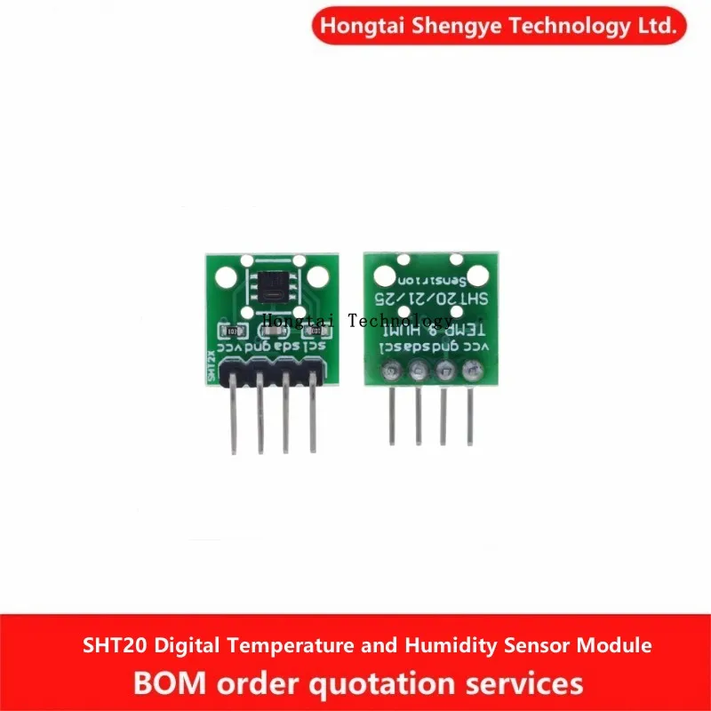 SHT20 Temperature and Humidity Sensor Module Digital Temperature and Humidity Measurement I2C Communication