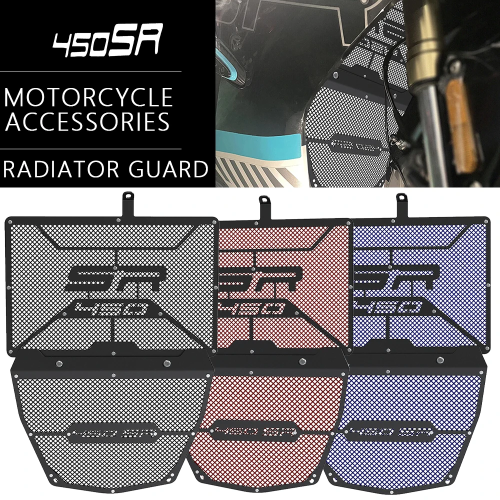 

Motorcycle Accessories Radiator Grille Guard Protector Cover FOR CFMOTO CF MOTO 450SR 450SS 450SR-S 450 SR 450 SS 450 SR-S 450sr