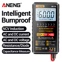 ANENG M119 Digital Multimeter 6000 Count Tester AC DC Voltage DC Current Transistor Capacitor MeterWith NCV Data Hold Flashlight