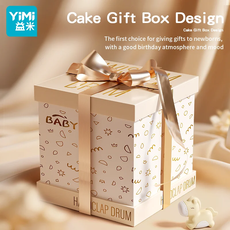 YIMI キッズハンドドラム音楽玩具 ベビーミュージカルオーシャン回転玩具 ライトアップ幼児玩具 カルーセル音楽玩具