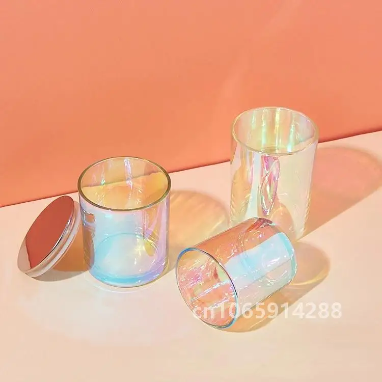 

Jars for Candles Colored Transparent Candle Cup Candle Pot Home Decoration Candle Homemade Candle Cup Glass
