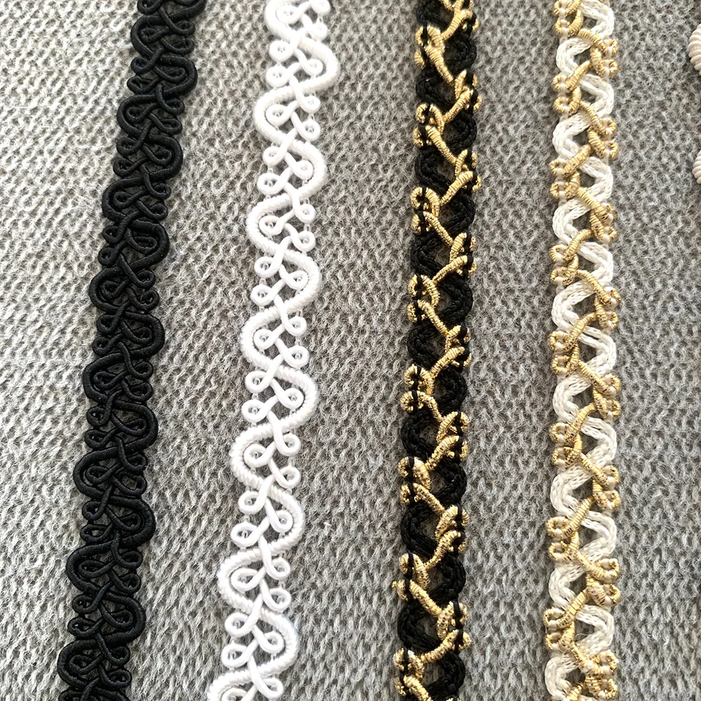 

5 м/16,4 фута в каждой упаковке, золотые, серебряные шелковые кружевные бейки, тканый край, многоножка, праздничные украшения, ручная работа, сделай сам, швейные ленты для рукоделия