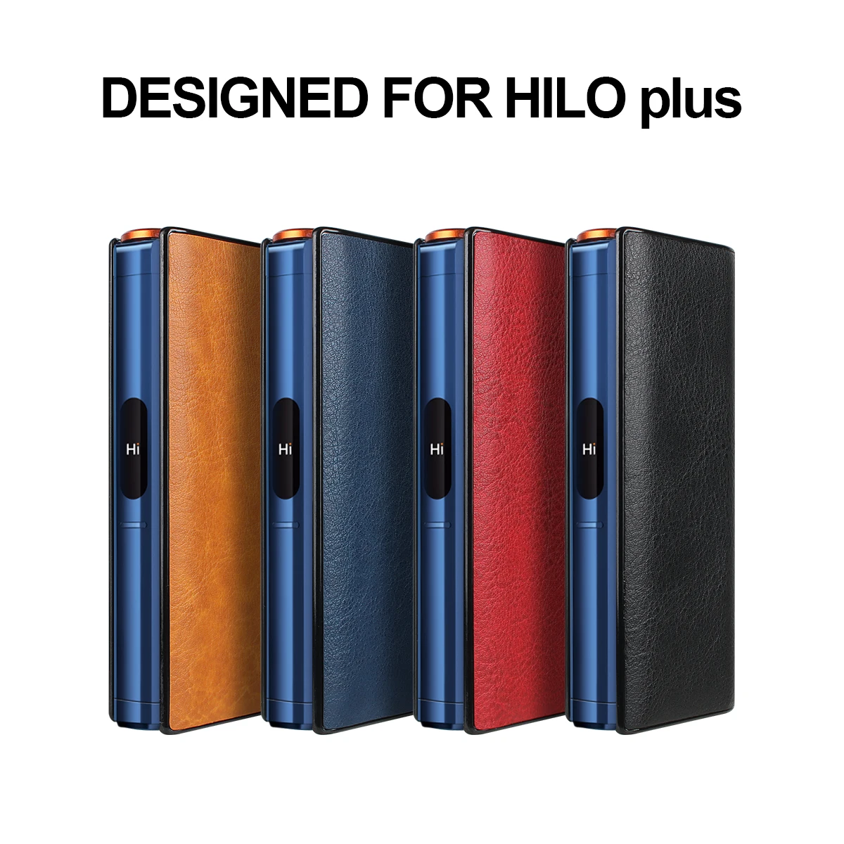 PU leather protective case suitable for HILO plus, fashionable and trendy, protecting the electronic cigarette accessories. view 3