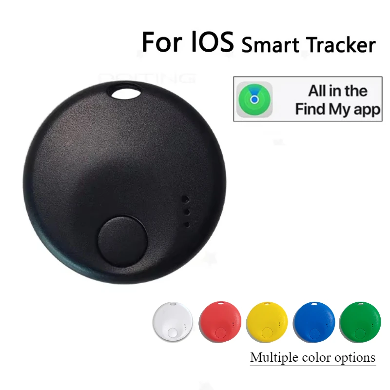 

Blue Mini Gps Locator For Apple Bluetooth Tracker White Black |IPX5 Find My i phone Compatible Keys Pets Luggage Elderly Kids