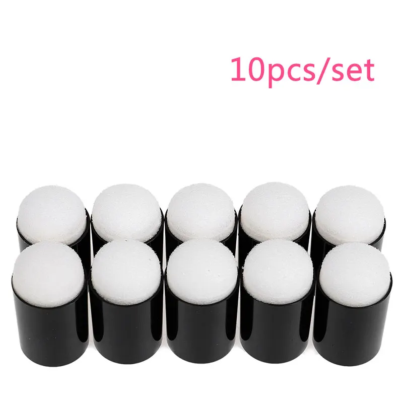 10Pcs Makeup Finger Sponge Daubers For Paint Ink Pad Stamping Chalk Reborn Art Tools NEW