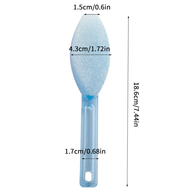 Râpe lime à pied double face, outils de pédicure, fréquence, dissolvant de callosités de la peau, manche en plastique, brosse à récurer, outils de soins des pieds, outils de pédicure