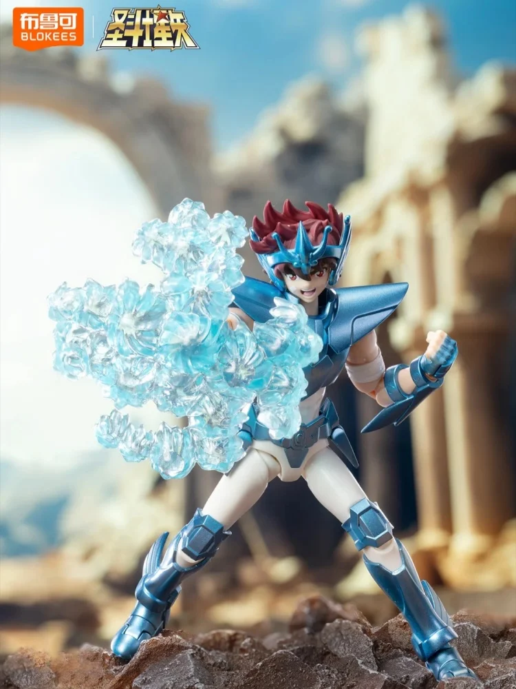 Em estoque blokees saint seiya campeão classe pegasus seiya sagitário aiolos anime modelo figura de ação montar brinquedos presente