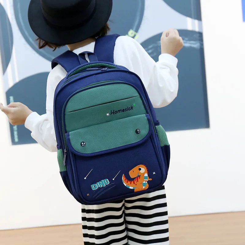 Mochila escolar impermeable para niños de 3 a 6 años, mochila ligera con patrón de dibujos animados, bolsa de libros para niños