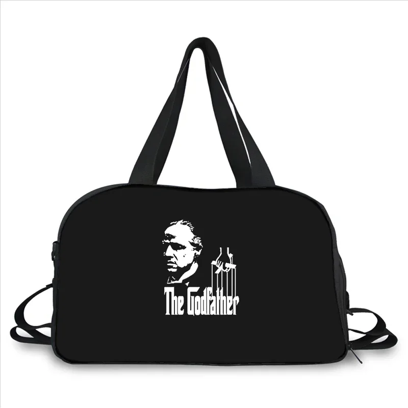 Sac messager portable de grande capacité, sac de voyage multifonctionnel, impression 3D, le parrain, Don Corleone, tendance de la mode