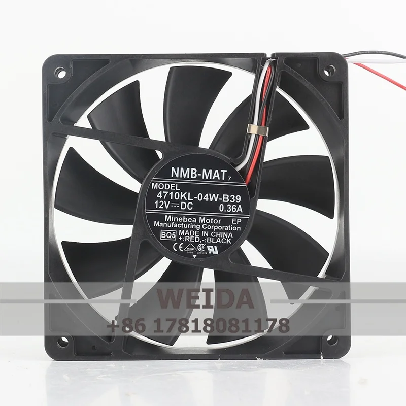 New and original NMB condition brand-new 4710KL-04W-B39 case with 12025 120X120X25MM cooling fan silent DC12V 0.36A