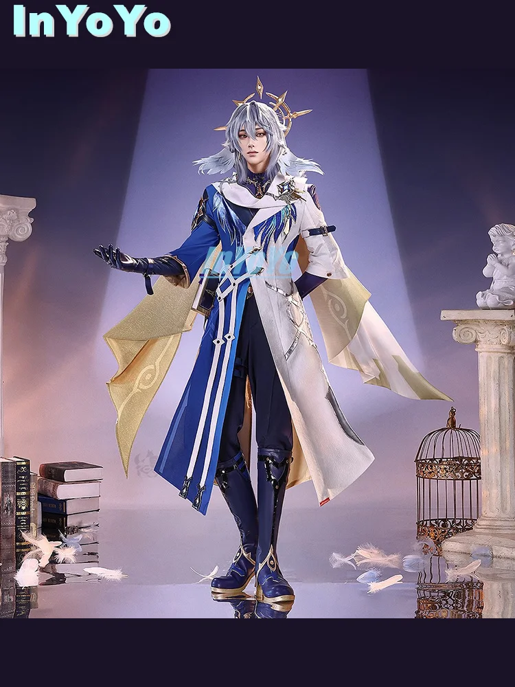 InYoYo Sunday Cosplay Costume Honkai: Star Rail Game Suit Gentle Handsome Uniform New Clothes Halloween Party Outfit Men S-XL