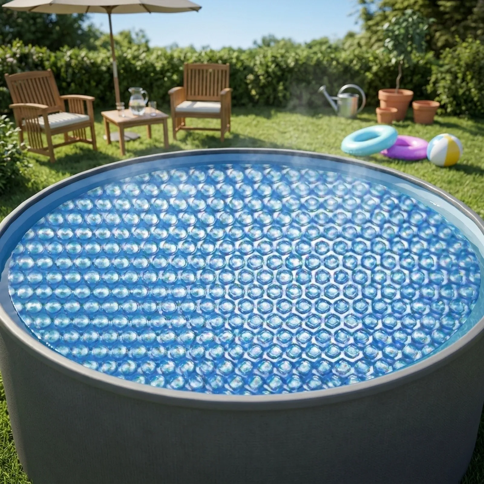 Pool Cover Above Ground Swimming Pool And Safe Water And Cost Saving Extended Swimming Season Fitment Pool Cover