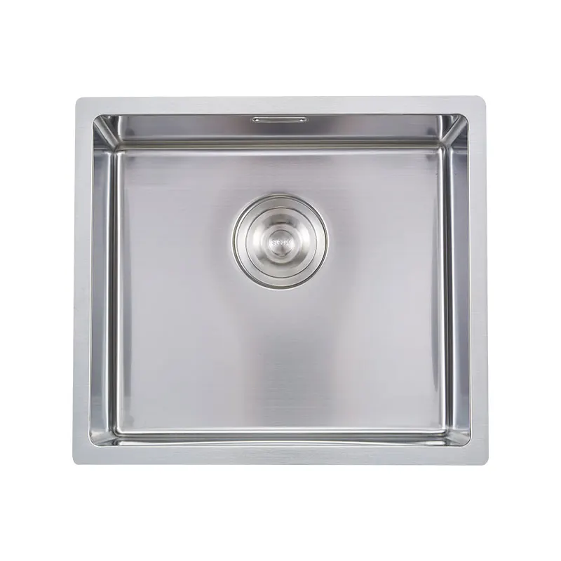 

Luxury Custom Square SUS304 Single Bowl Sink with Elegant Primer Finish & Matching Faucet