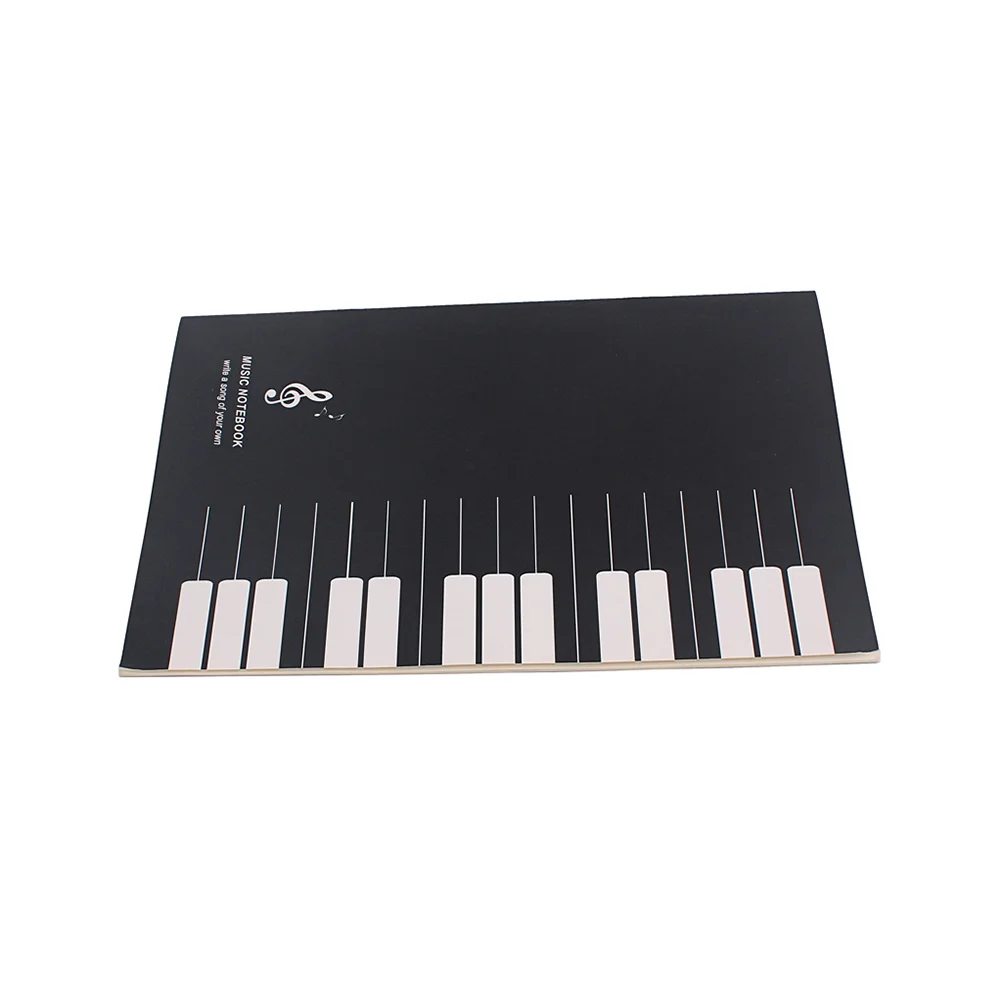 Music Writing Notebook Notebooks Black Tabs Office School Stationery Notepad Diary