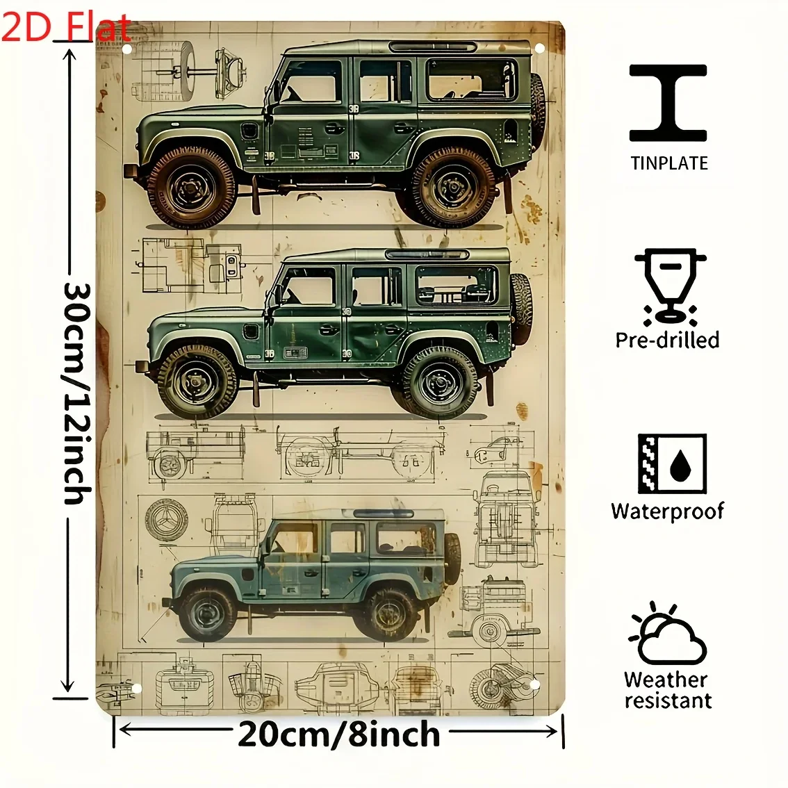 İki boyutlu retro demir sanatı - Quality Outdoor Power incelemesi ve fiyatı