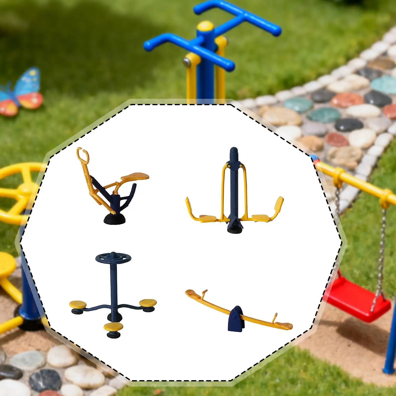 

Модель фитнес-оборудования 1/64, игрушки для украшения спортивной сцены кукольного домика, орнамент кукольного дома