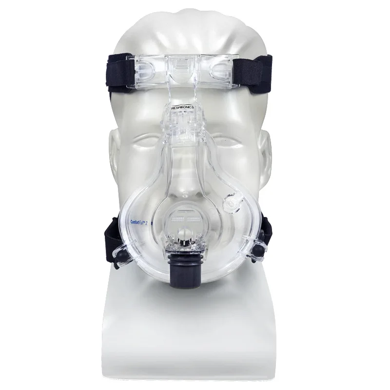 replacement-full-face-mask-respironics-comfortfull2-white-silicone-cushion-medium-m-oral-nasal-cpap-bipap-compatible-parts-soft