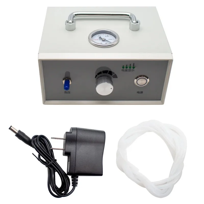 

AC 100-240V Oil-Free Mini Diaphragm Vacuum Pump Electric Small Suction Filter Pump Adjustable Pressure -80KPA 10L/MIN