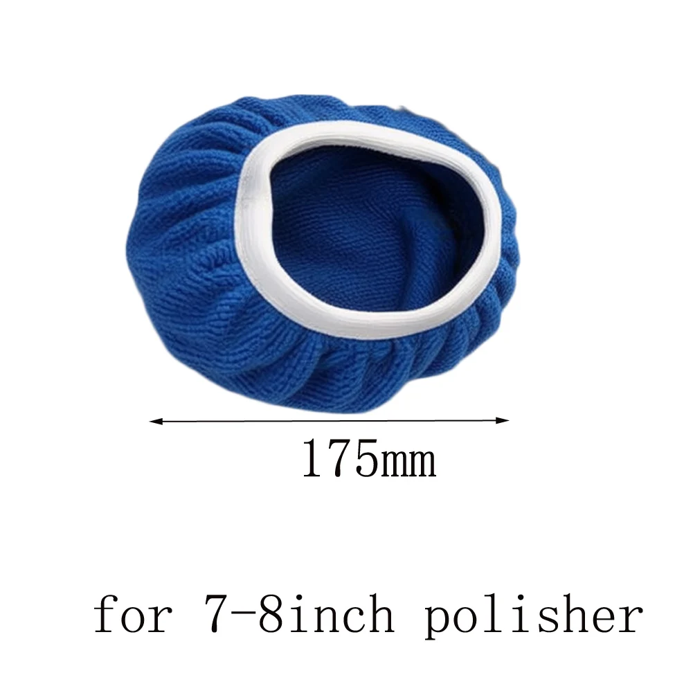 1pc Polishing Bonnet Soft Microfiber Cotton For Car Waxing For 5-10inch Polisher Power Tools Accessories Easy To Use