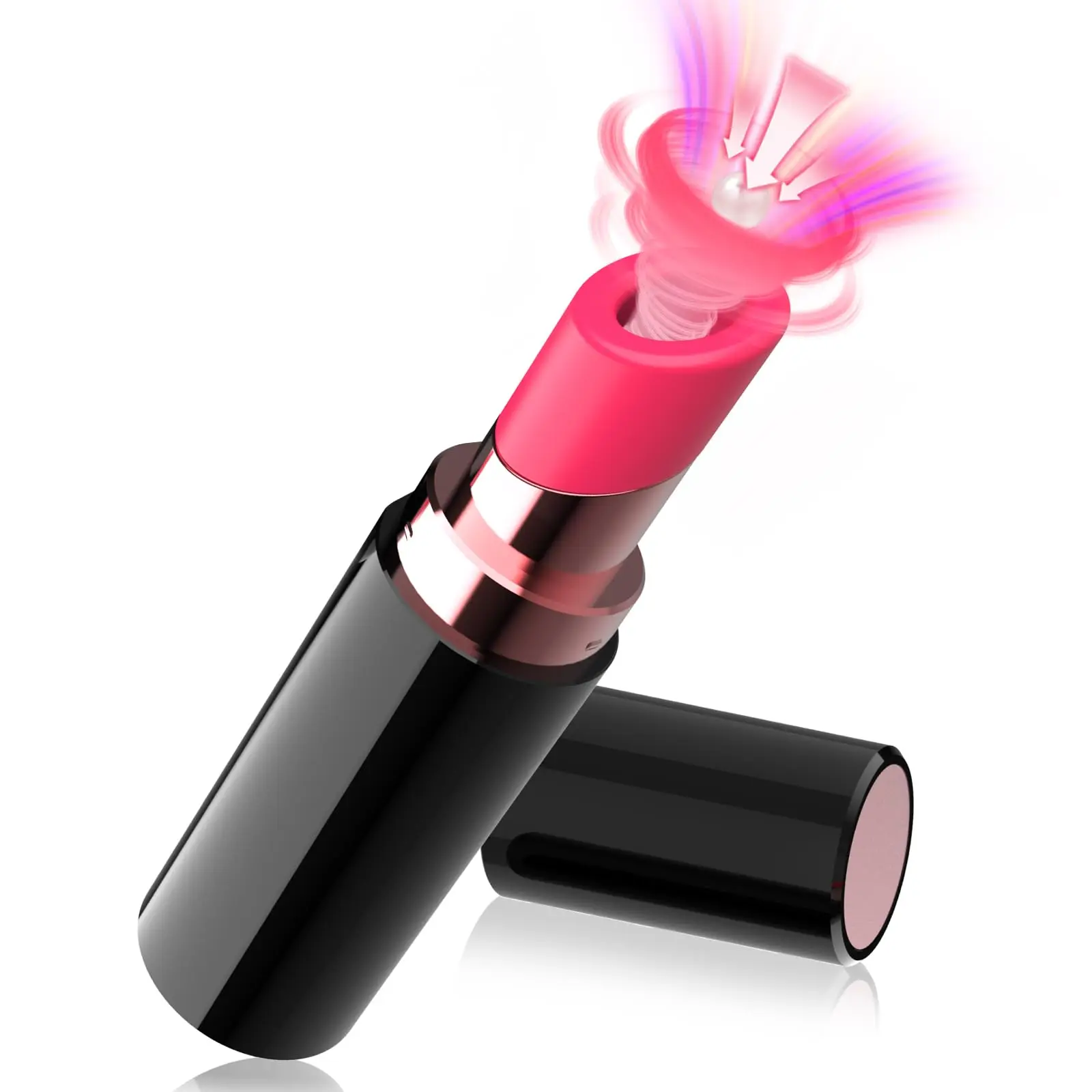 Zuigende Vibrator, Clit Sucker Clitoral Stimulator, Mini Vibrator, Lippenstift Bullet Volwassen Seksspeeltjes Voor Vrouwen, 10 Zuiging-Vibratio