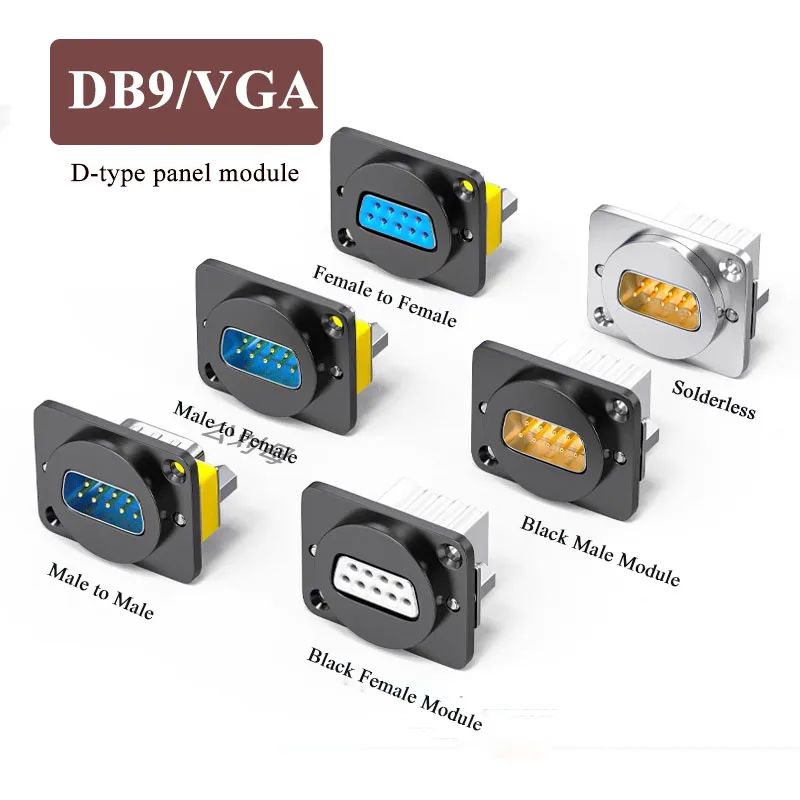 DB9 Panel Socket Ha… - image