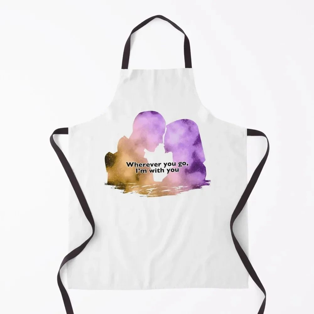 

Tali x Male Shephard Silhouette Apron Women Kitchen'S innovative kitchen and home items Waterproof Apron