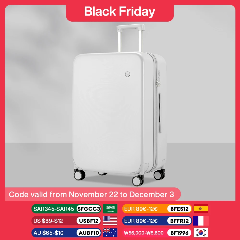 Mixi Puristic Design Travel Men Trolley Case Luggage 14 20 24 26 Inch Rolling Wheel Hardside Fine Grid Women Suitcase