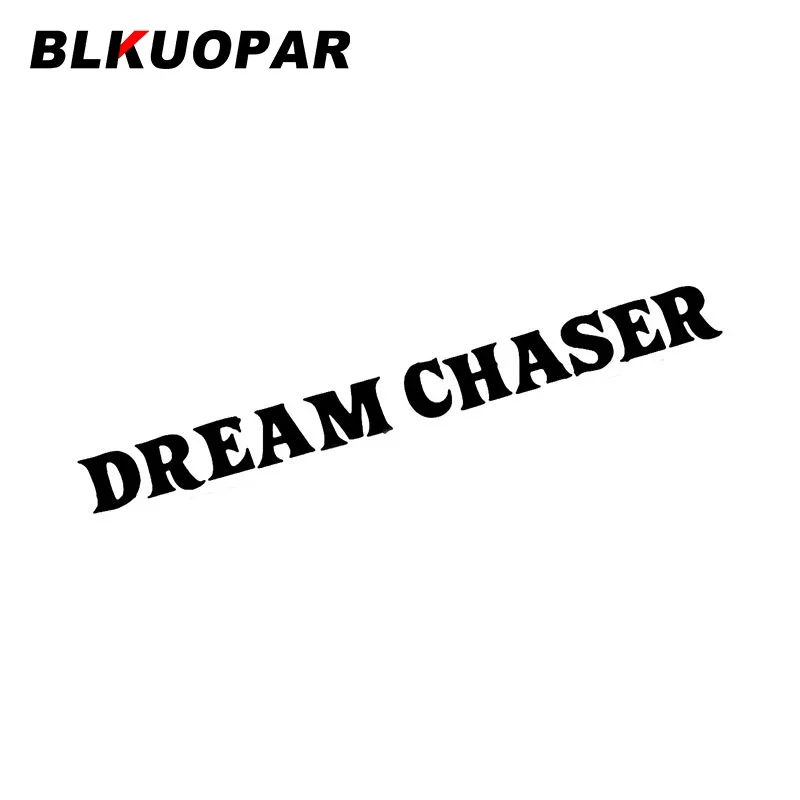 

BLKUOPAR DREAM CHASER Car Stickers JDM Anime Creative Decal Sunscreen Scratch-Proof Bumper Refrigerator Decoration Car Lable