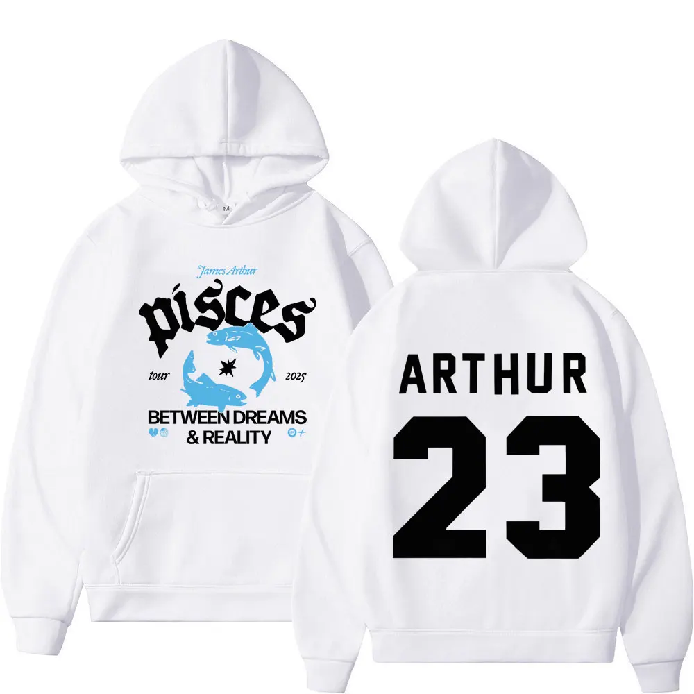 جيمس آرثر ذا بيسز جولة حول العالم هوديي الرجال النساء موضة القوطية الشرير البلوز بأكمام طويلة Harajuku موضة فضفاضة رياضية #2