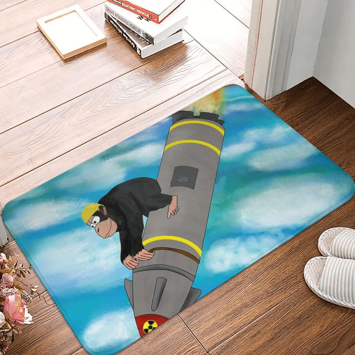 Mutual Assured Destruction Non-slip Doormat Bath MatBoom Floor Carpet Entrance Door Rug Bedroom Decorative