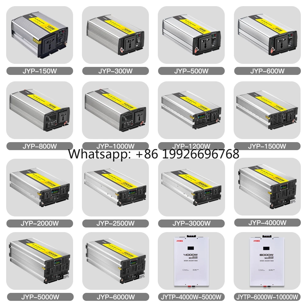

Инвертор 300 Вт 500 Вт 800 Вт 1000 Вт 2000 Вт 3000 Вт, прямые поставки с завода, 12 В 24 В 48 В 220 В 110 В, преобразователь напряжения DC/AC для автомобиля