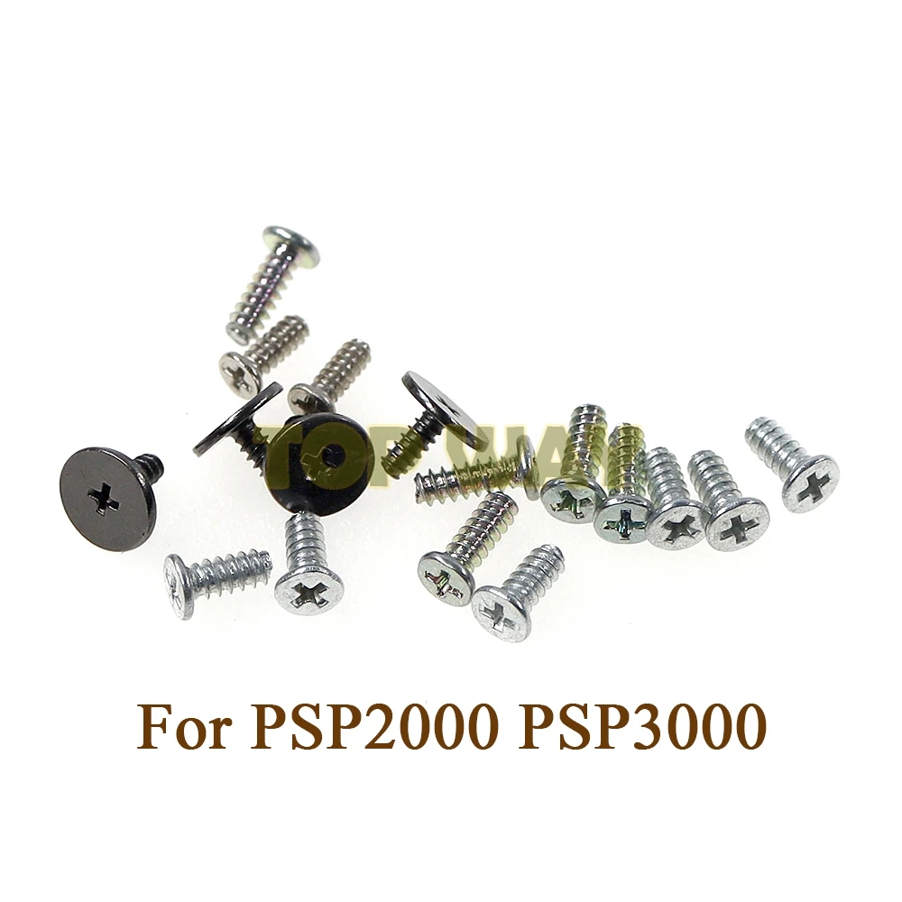 100sets high quality Full Set Screws for PSP 2000 3000 Slim Repair Parts for psp 2000 3000