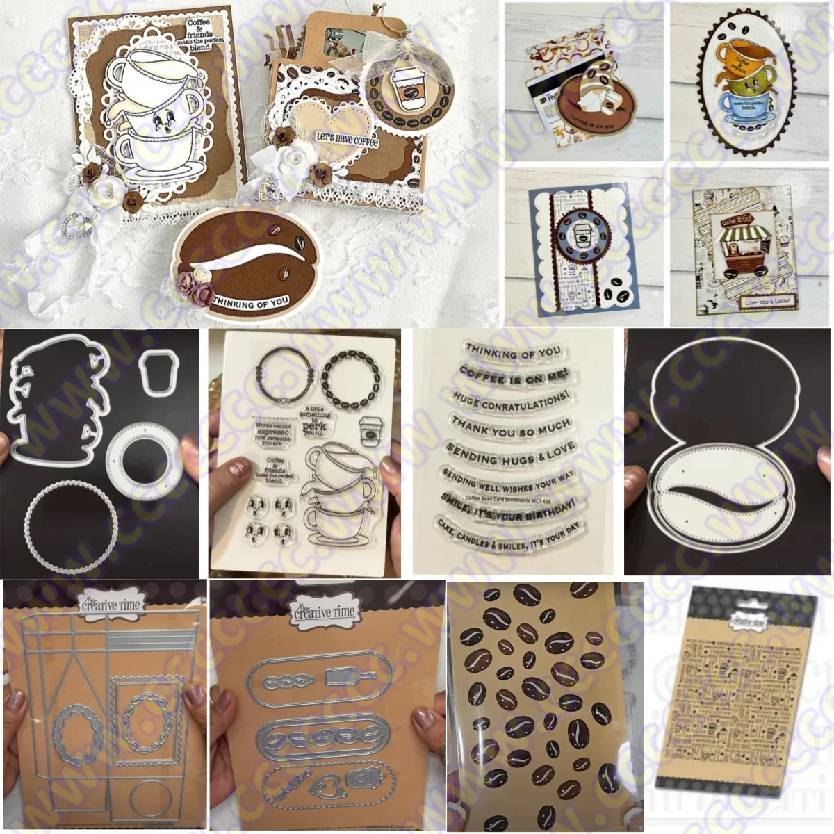 Gingerbread Man Coffee Cup Clear Stamps Metal Cutting Dies DIY Scrapbook Handcraft Paper Card Craft Template Decoration 2025 New