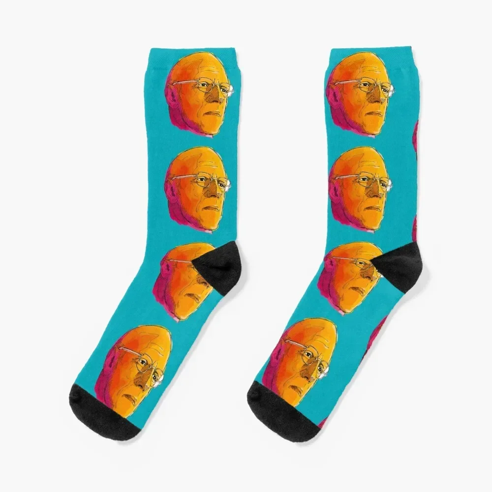 Michel Foucault painting Socks soccer anti-slip colored Socks For Girls Men's