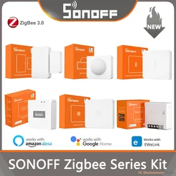 SONOFF Zigbee ZBBridge/Wireless Switch/Temperature Sensor/Motion Sensor/Door Sensor/Dongle For Alexa Google Home SNZB-01 2 3 4