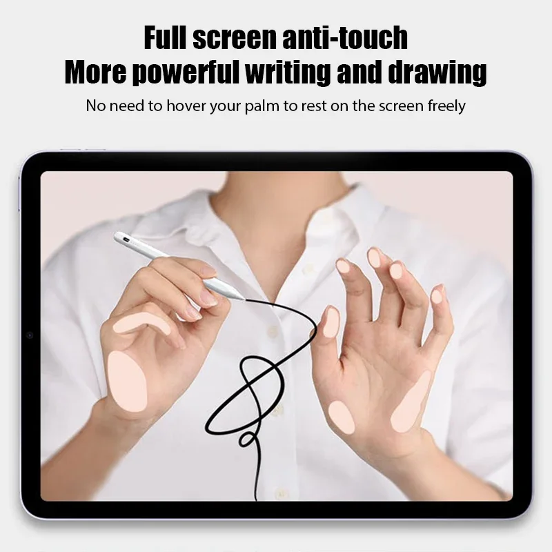 قلم ستايلس لجهاز ابل ايباد رفض راحة اليد عرض الطاقة لباد ملحقات قلم رصاص 2022 2021 2020 2019 2018 Pro Air Mini Stylus