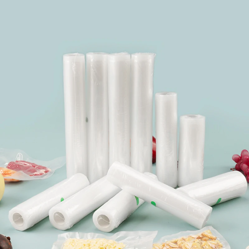 LAIMENG 11 Rolls Vacuum Storage Bag For Food Vacuum Packer Sous Vide Vacuum Rolls Bags for Kitchen Food Sealer 15+20+28cm R202