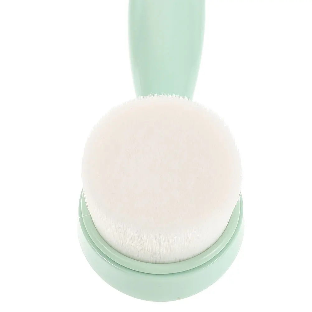 2 uds depurador Facial de cerdas suaves cepillo de limpieza Facial Manual mango largo cepillo de lavado de cara para mujeres eliminación de maquillaje cuidado de la piel