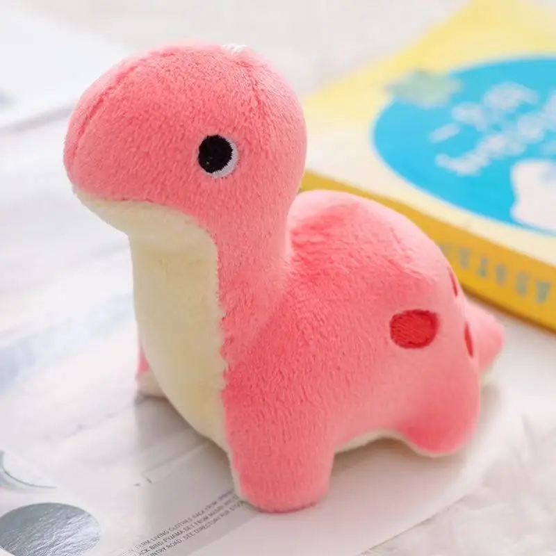 Muñeco de dinosaurio de simulación de 10/20 cm, colgante para mochila, juguete de peluche relleno, regalo de Anime de dibujos animados para novia, muñeca bonita y divertida