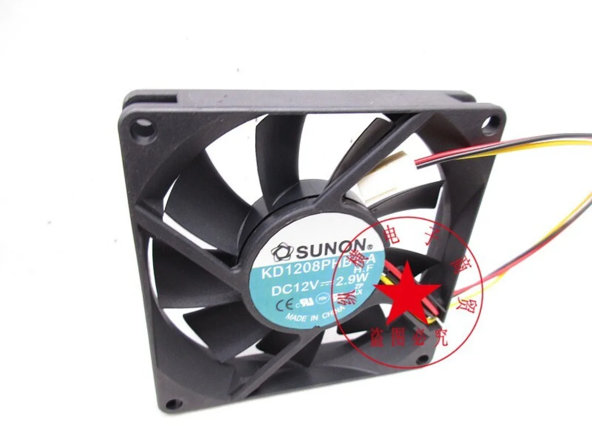 

Вентилятор охлаждения SUNON KD1208PHB1-A 12В 2,9Вт 8см, 3-проводной