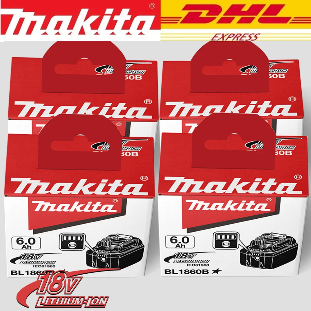 

100% Original Makita 6Ah/5Ah for Makita 18V Battery BL1830B BL1850B BL1850 BL1840 BL1860 BL1815 Replacement Lithium Battery