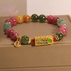 Natural Jade Agate Bracelet Exquisite Flower Design Young Girls Fashion Jewelry Real Gemstone Best Holiday Gift