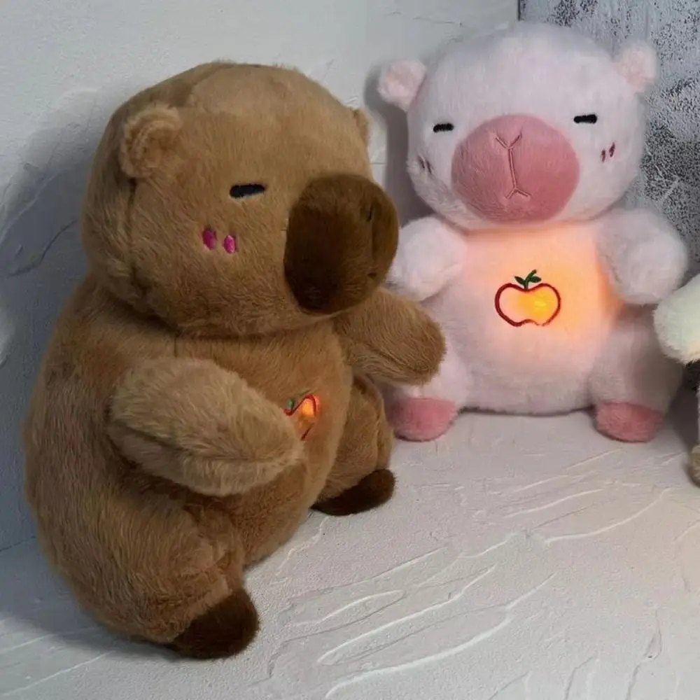 

Cute Capybara Baby Breath Koala Toy Animal 4 MODES Soothing Plush Toy Stuffed 32cm Sound Sleeping Doll Kids Toy