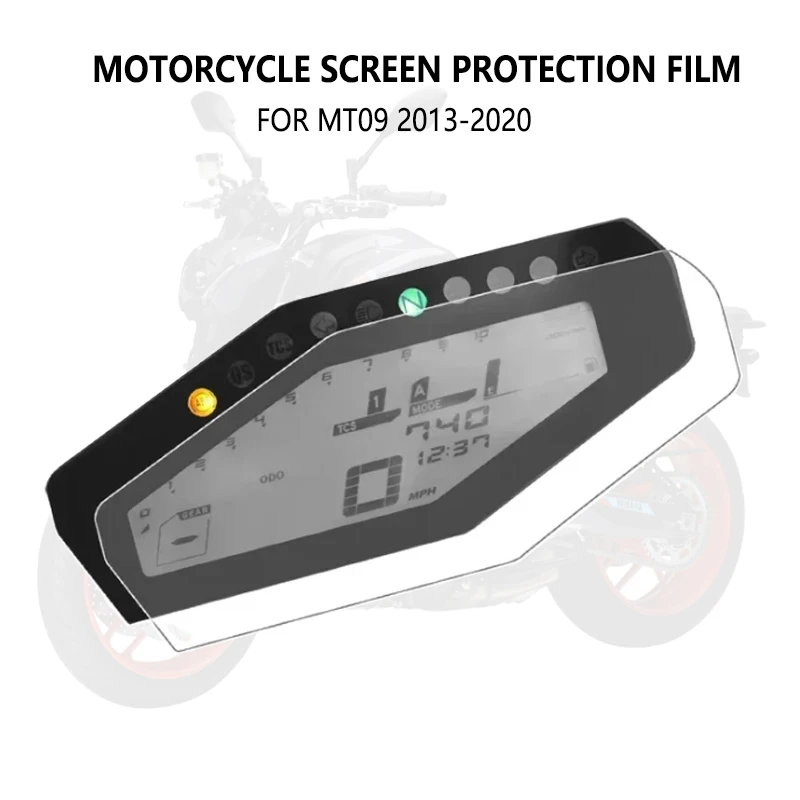 

Мотоциклетный кластер, защитная пленка для экрана, аксессуары для Yamaha MT09 MT 09 MT-09 FZ09 FZ-09 2013-2020
