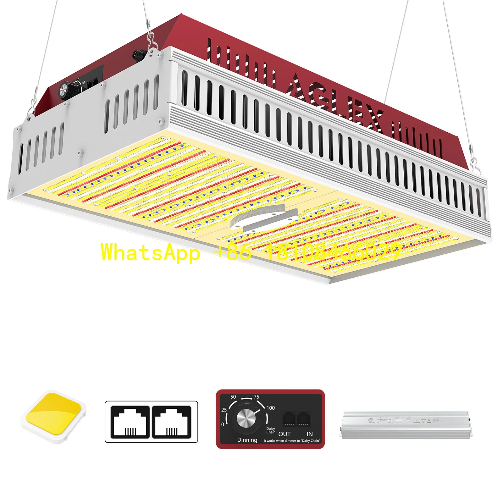 

Indoor Plant 1:1 Replacement for HPS Fixture for Bloom800W 1200W Full Spectrum LED Solar Powered Grow Light LM301B Chip IP65