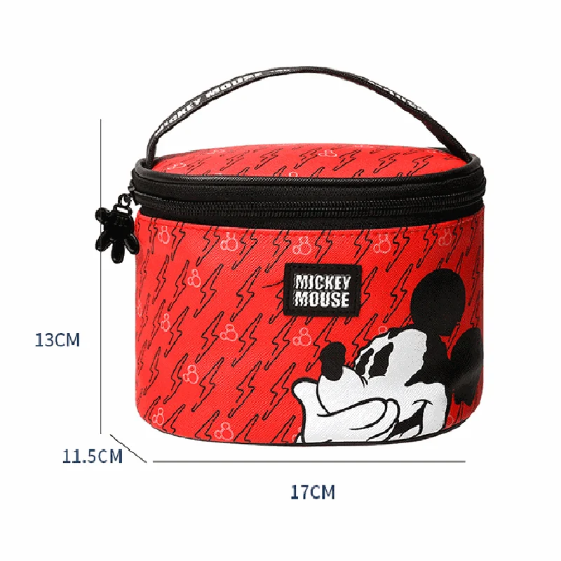 Disney Mickey kosmetyczka Anime figurka moda torebki na makijaż duża pojemność podróżne kosmetyczki pudełka do przechowywania wodoodporna dziewczyna