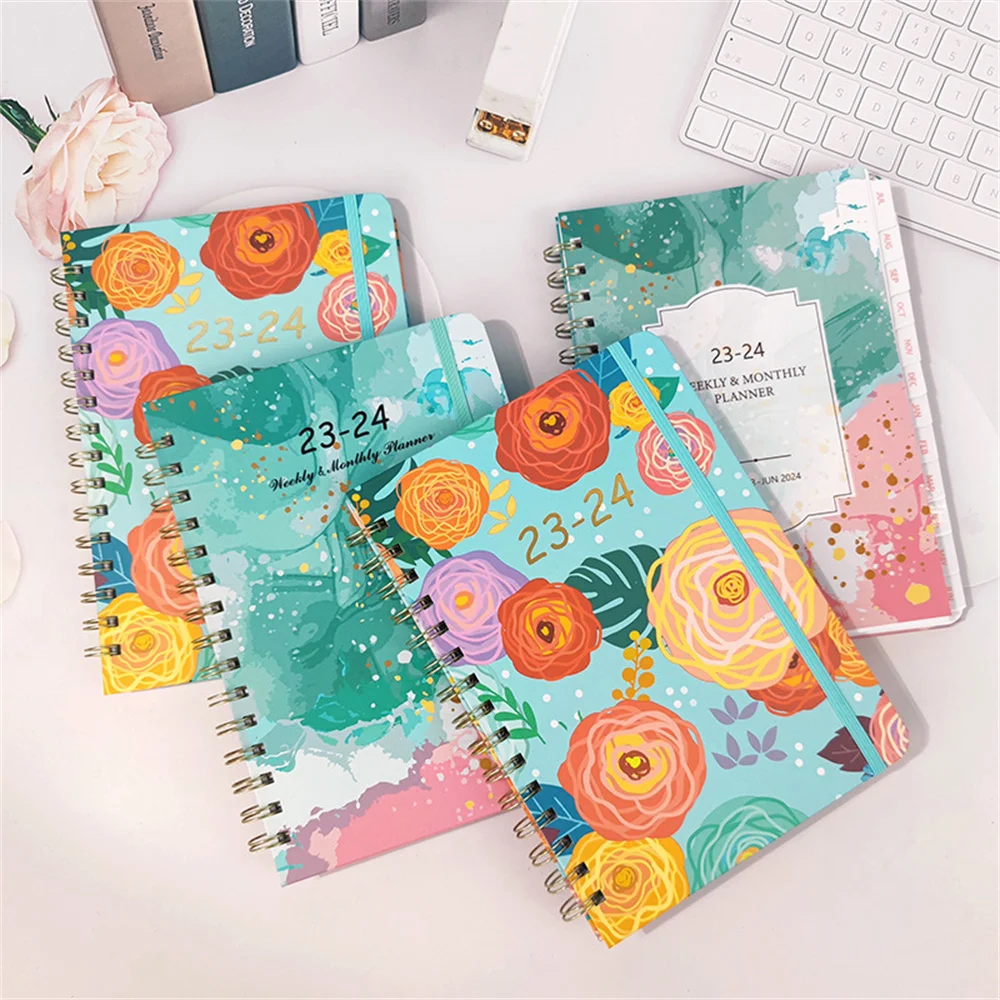 

A5 Coil Notebook Student Stationery Diary Sketchbook School accessories Office Supplies Notepad Schedule Planner Agenda Book