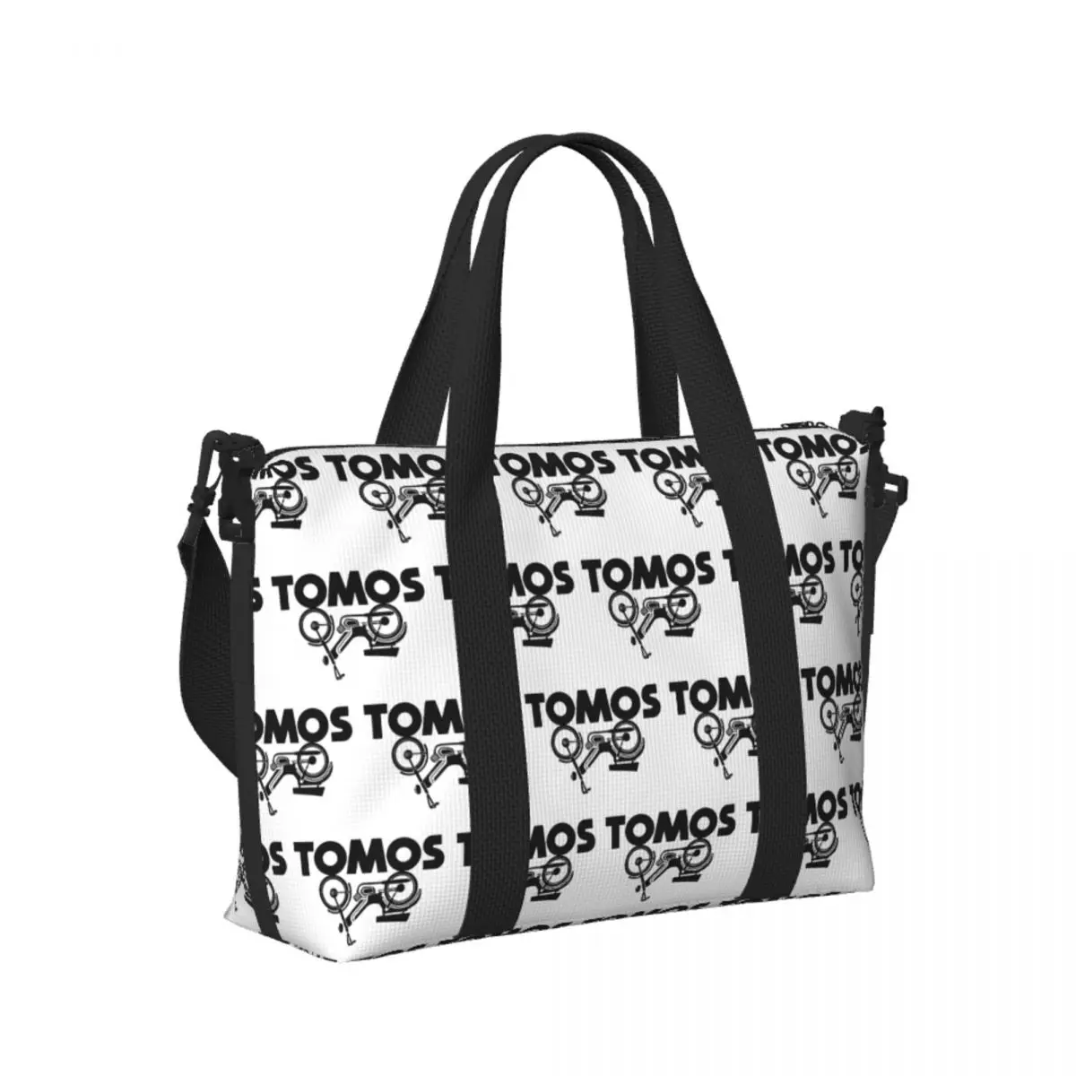 مخصص Tomos الدراجة الشاطئ حقيبة سفر سعة كبيرة حمل الحقائب لصالة الألعاب الرياضية النساء التسوق حقيبة كتف واق من المطر