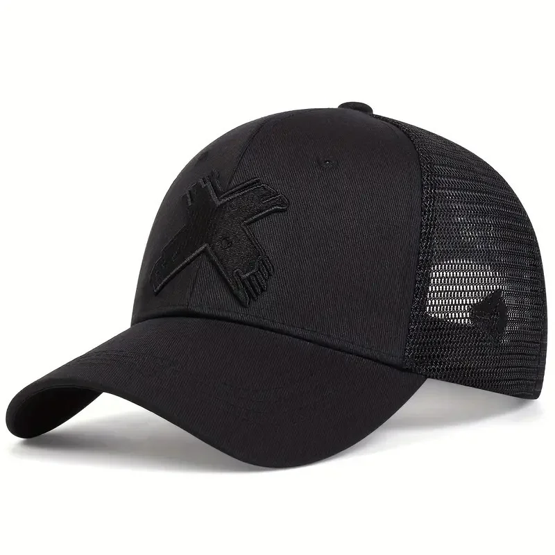 Fashion Letter Mesh Baseball Caps Breathable Summer Caps Dad Hat Outdoor Men Women Fishing Hats Bone Gorras Snapback Trucker Cap