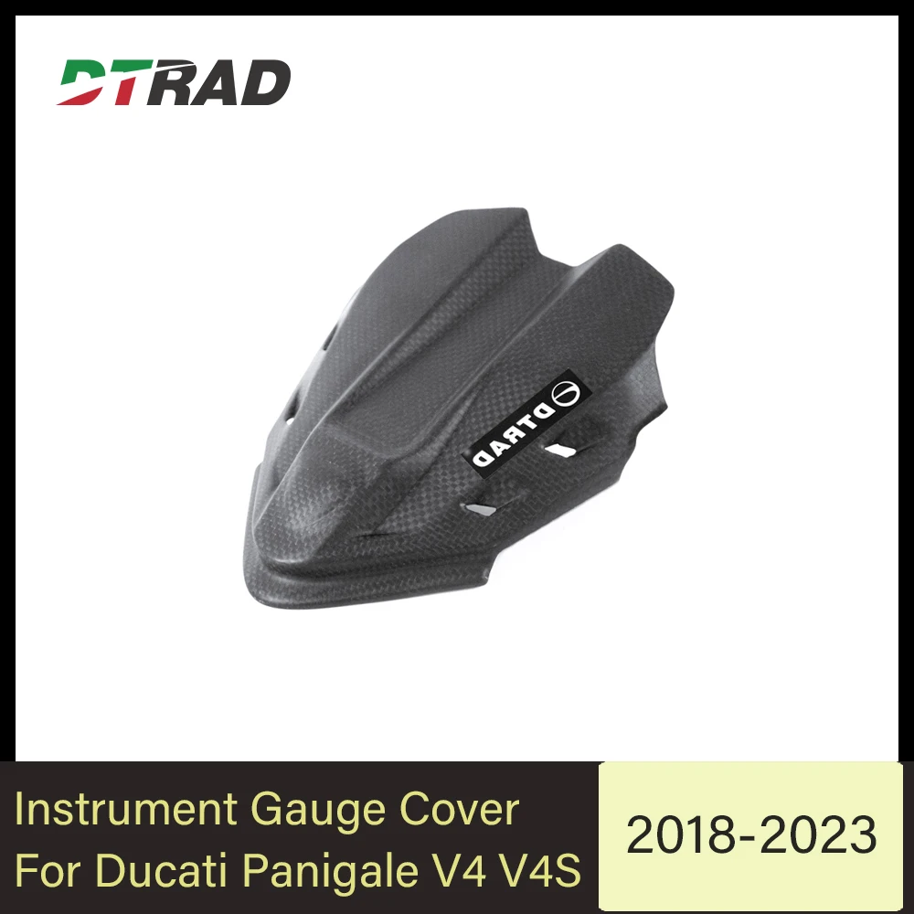 

For Ducati Pangiale V4 V4S V4R 2018 2019 2020 2021 2022 2023 Carbon Fiber Instrument Gauge Cover Cockpit Gauge Guard Accessories